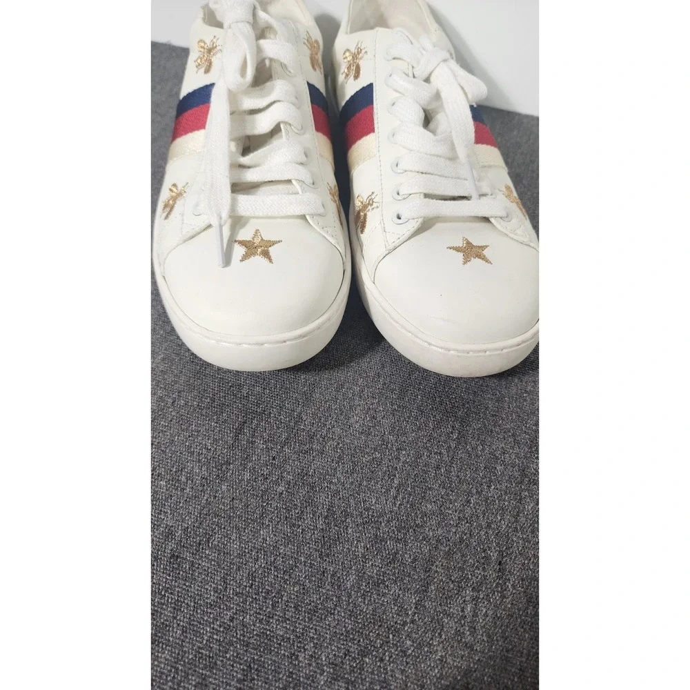 Gucci Ace Bees and Stars Low-Top Sneakers